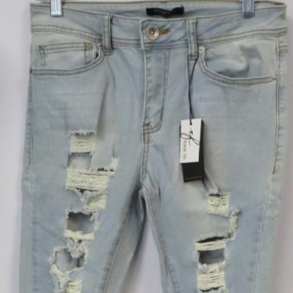 REDFOX JEANS SIZE 11 NWT SKINNY DESTROYED - Picture 1 of 5